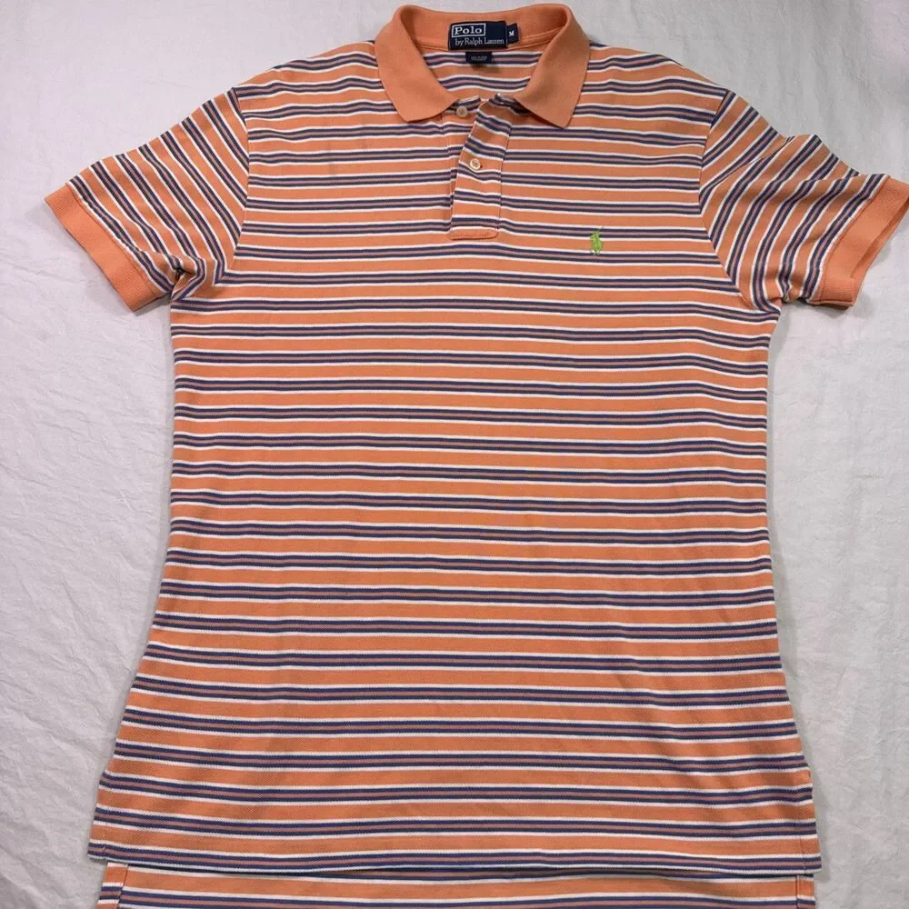 Polo Ralph Lauren Classic Fit Mesh Pony Logo Polo Shirt Large